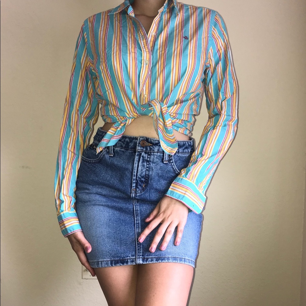Ralph Lauren Colorful Stripped Button Up